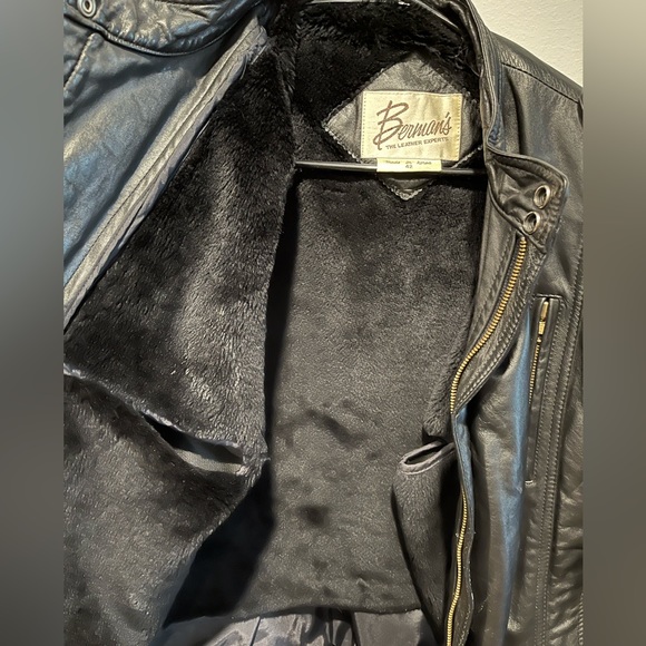Vintage Berman’s Leather Motorcycle Jacket 🔥 - Picture 6 of 6